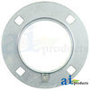 A & I Products Flange Half, Bearing; Re-Lubricatable 4 Bolt Round W/ Zerk 8" x8" x8" A-F4Z100-I